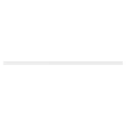 Rail à rideau simple Thira blanc L.250cm GoodHome