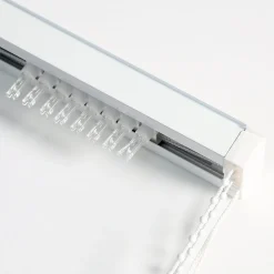 Rail pour store californien blanc ouverture latérale L.240 cm Madeco