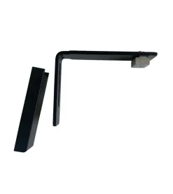 REV - Support Mural Simple pour Tringle Rail L 80 mm