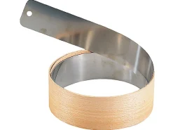 Règle de colleur en inox bords arrondis percée Ocai L.2m