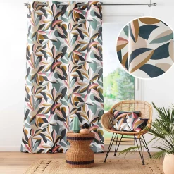 Rideau à Œillets 140 x 260 cm Polyester Imprimé Lavinia