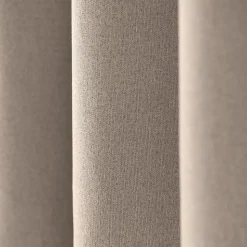 Rideau 100% occultant thermique phonique chiné (240x260 cm - Taupe)