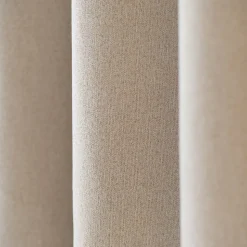 Rideau 100% occultant thermique phonique chiné (135x260 cm - Naturel)
