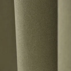 Rideau 100% occultant thermique phonique chiné (135x180 cm - Kaki)
