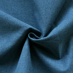 Rideau 100% occultant thermique phonique chiné (240x260 cm - Bleu Pétrole)