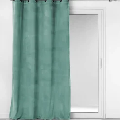 Rideau a oeillets 140 x 260 cm velours cotele uni casual Sauge