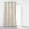 Rideau a oeillets 140 x 260 cm jacquard Medicis Jaune