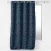 Rideau a oeillets 140 x 280 cm jacquard rosalina Navy
