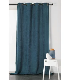 Rideau "Alaska" isolant 3 en 1 thermique, phonique et obscurcissant - 140x260cm - Bleu marine