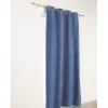 Rideau "Alaska" isolant 3 en 1 thermique, phonique et obscurcissant - 140x260cm - Bleu