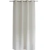 Rideau avec Œillets, Ecru, 140x240cm, 100% polyester, Collection ZOE, CMADECO