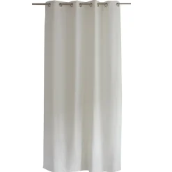 Rideau avec Œillets, Ecru, 140x240cm, 100% polyester, Collection ZOE, CMADECO