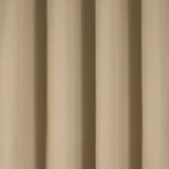 Rideau déco uni occultant et thermique (140x260 cm - Beige)