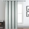 Rideau déco uni occultant et thermique (140x260 cm - Gris Perle)