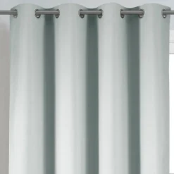 Rideau déco uni occultant et thermique (140x260 cm - Gris Perle)