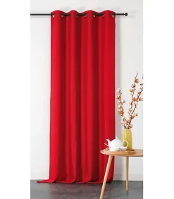 Rideau Double Natte Non feu M1 - 135x240cm - Rouge