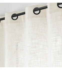 Rideau effet lin tissé 140x280cm 
