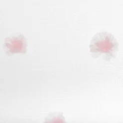 Rideau enfant Pompoms - blanc & rose 140x240 cm - Atmosphera