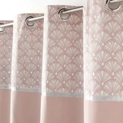 Rideau esprit art déco (140x240 cm - Rose Clair)