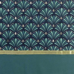 Rideau esprit art déco (140x240 cm - Bleu)