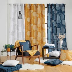 Rideau Esquisse - 140 x 260 Blanc Douceur d'Intérieur