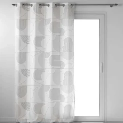 Rideau Esquisse - 140 x 260 Blanc Douceur d'Intérieur