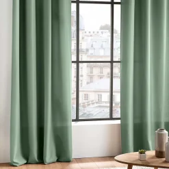 Rideau Essentiel - 140 x 260 Sauge Douceur d'Intérieur