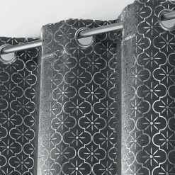 Rideau Genesis - 135 x 240 Anthracite et Argent Douceur d'Intérieur