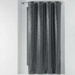 Rideau Genesis - 135 x 240 Anthracite et Argent Douceur d'Intérieur
