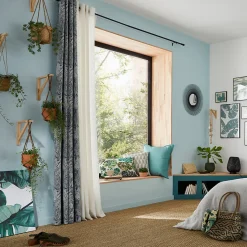 Rideau GoodHome Dellys blanc 130 x 260 cm