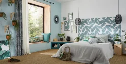 Rideau GoodHome Dellys blanc 130 x 260 cm