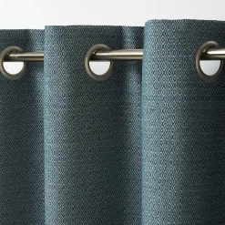 Rideau GoodHome Digga bleu l.140 x H.260 cm
