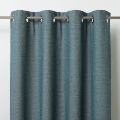 Rideau GoodHome Digga bleu l.140 x H.260 cm