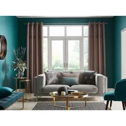 Rideau GoodHome Digga gris l.140 x H.260 cm