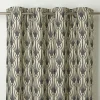 Rideau GoodHome Fremont gris l.140 x H.260 cm