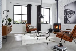 Rideau GoodHome Hiva noir l.140 x H.260 cm