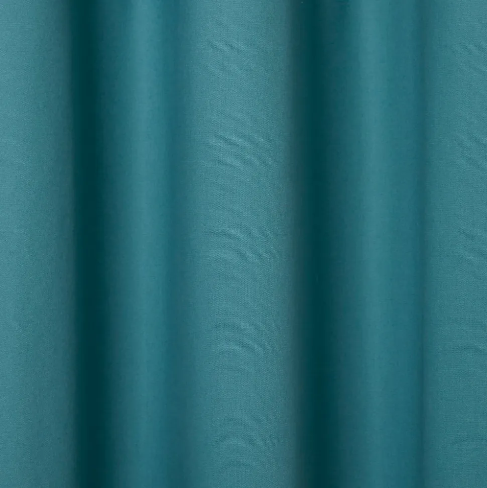 Rideau GoodHome Hiva vert bleu l.140 x H.260 cm