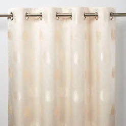 Rideau GoodHome Kolla beige l.140 x H.260 cm
