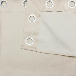 Rideau GoodHome Kosti coloris naturel l.140 x h.260 cm