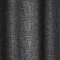 Rideau GoodHome Novan gris foncé l.140 x H.260 cm