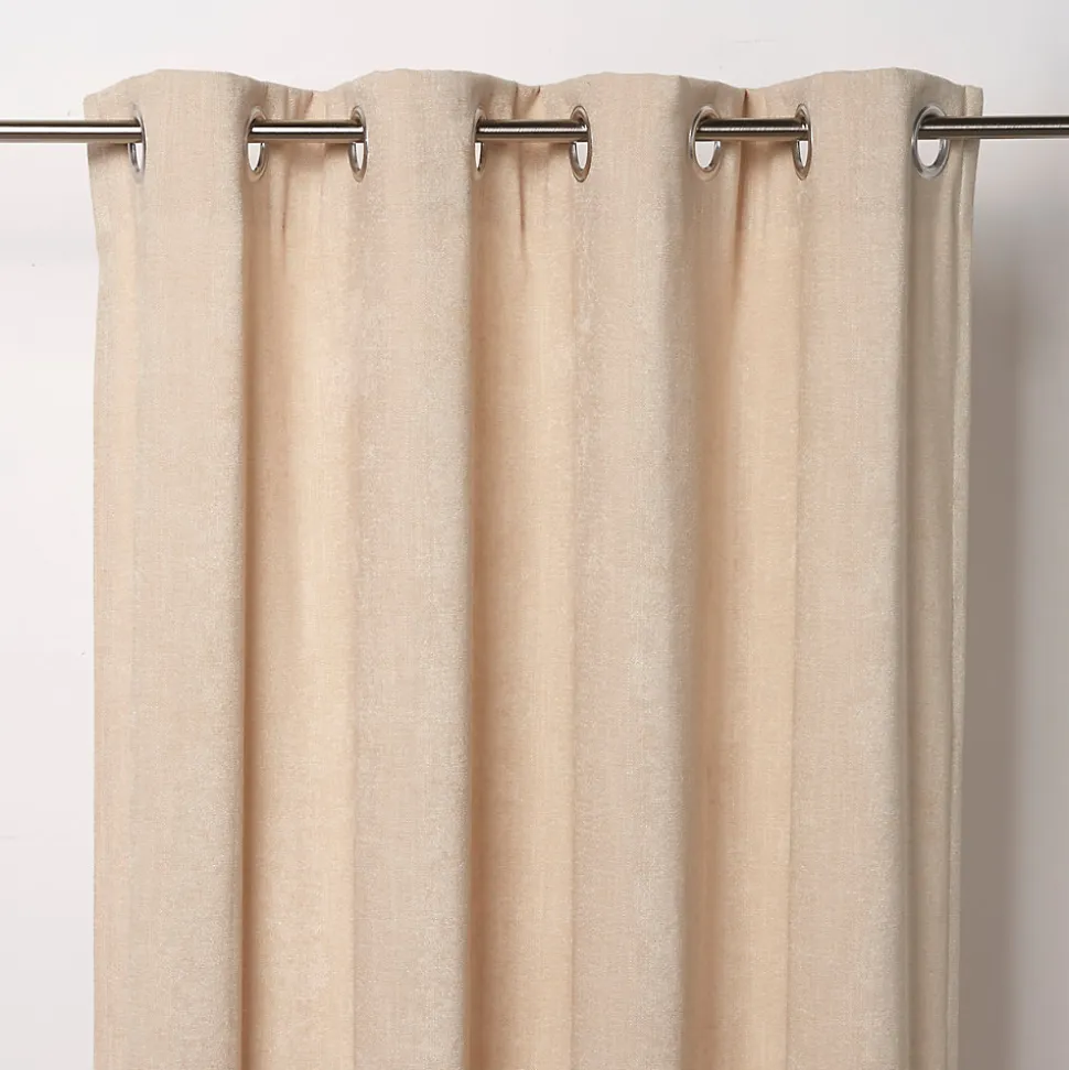 Rideau GoodHome Pahea coloris naturel l.135 x h.260 cm