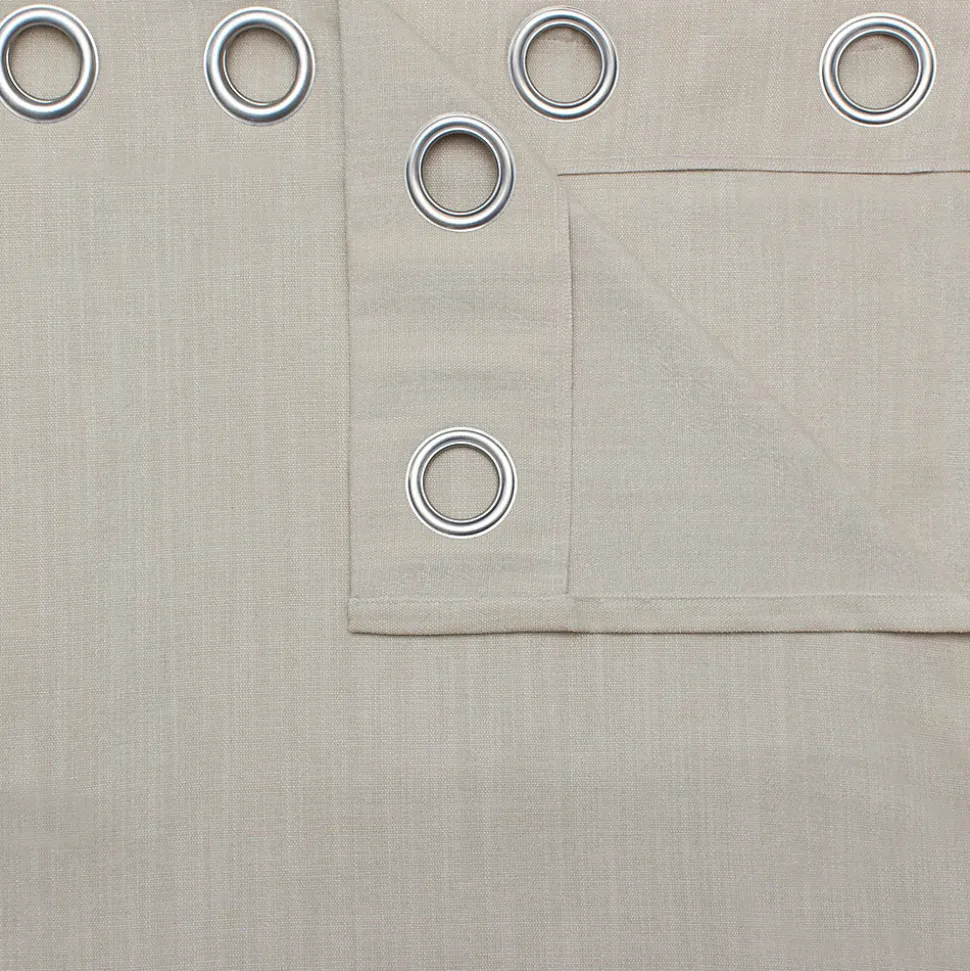 Rideau GoodHome Pahea coloris naturel l.135 x h.260 cm