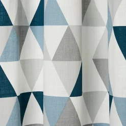 Rideau GoodHome Rima bleu l.140 x H.260 cm