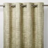 Rideau GoodHome Ruvor crème l.140 x H.260 cm