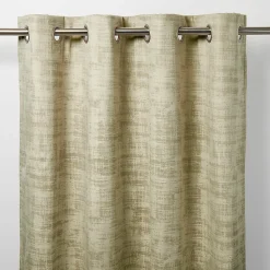 Rideau GoodHome Ruvor crème l.140 x H.260 cm