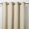 Rideau GoodHome Tiga coloris naturel l.140 x h.260 cm