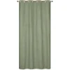 Rideau isolant thermique à œillets, doublure polaire effet suédine vert L.240 x l.140cm Dylrev