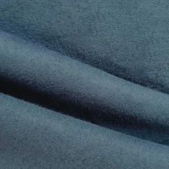 Rideau isolant thermique à œillets, doublure polaire, effet suédine bleu marine L.240 x l.140cm Dylrev