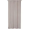Rideau isolant thermique à œillets, doublure polaire effet beige taupe L.240 x l.140cm Dylrev