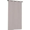 Rideau isolant thermique à œillets, doublure polaire beige taupe L.240 x l.140cm Dylrev